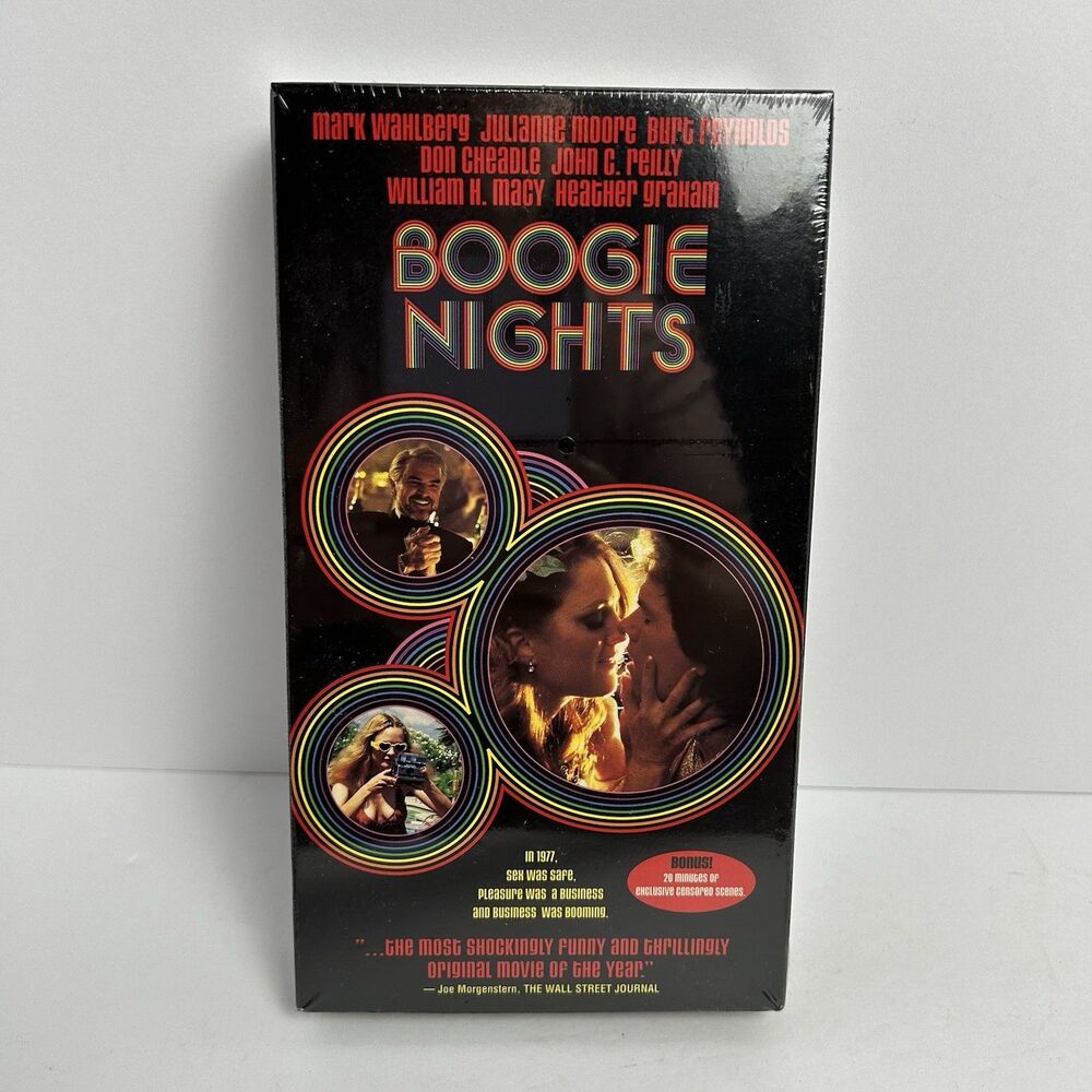 Boogie Nights VHS 1998 Mark Wahlberg **SEALED NEW**